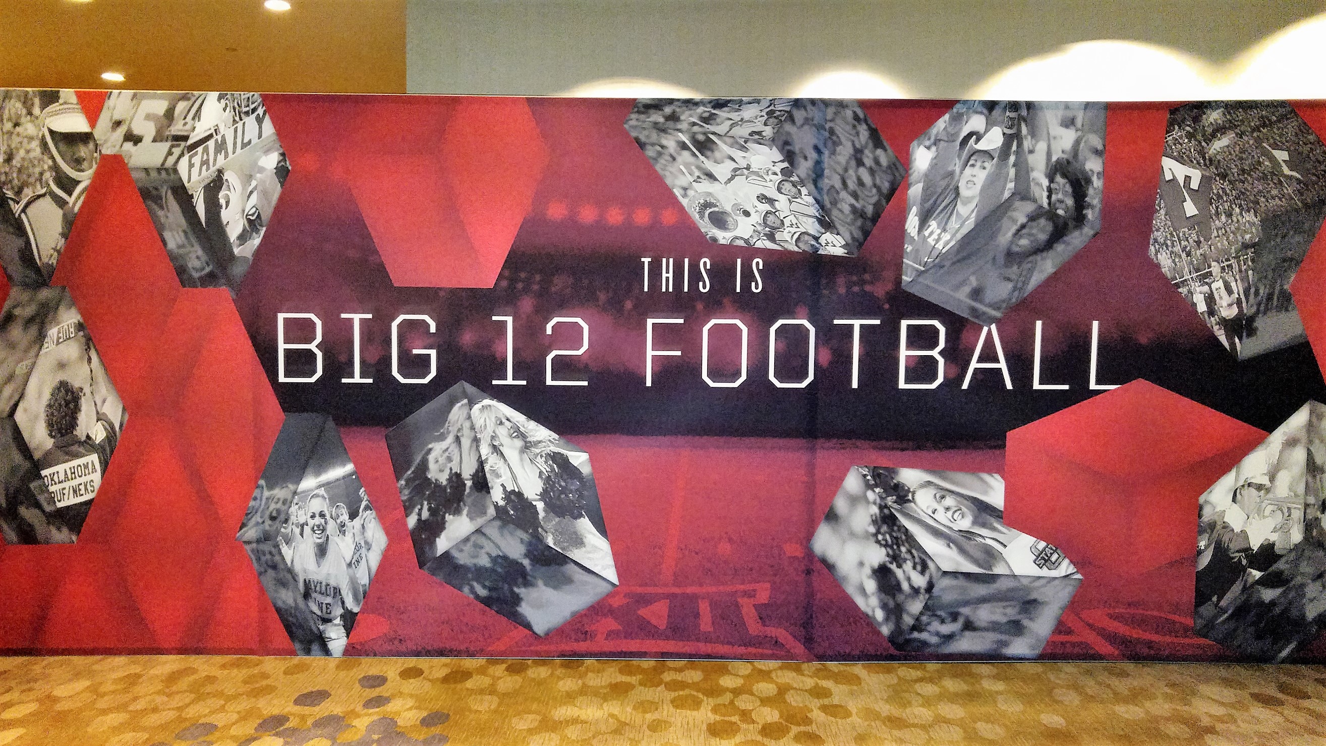 big 12 football poster media