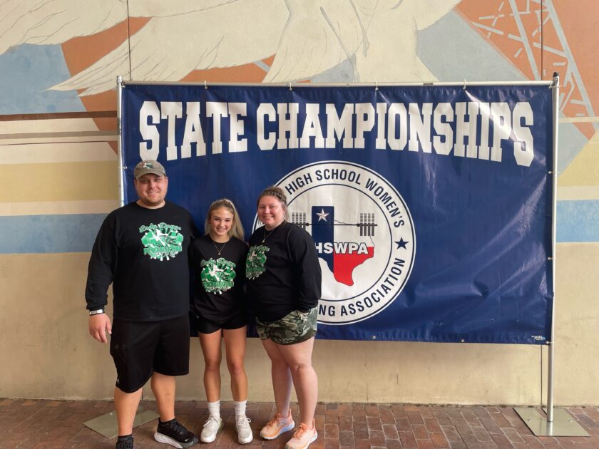 finishes powerlifting season at the state meet Texas Chalk Talk