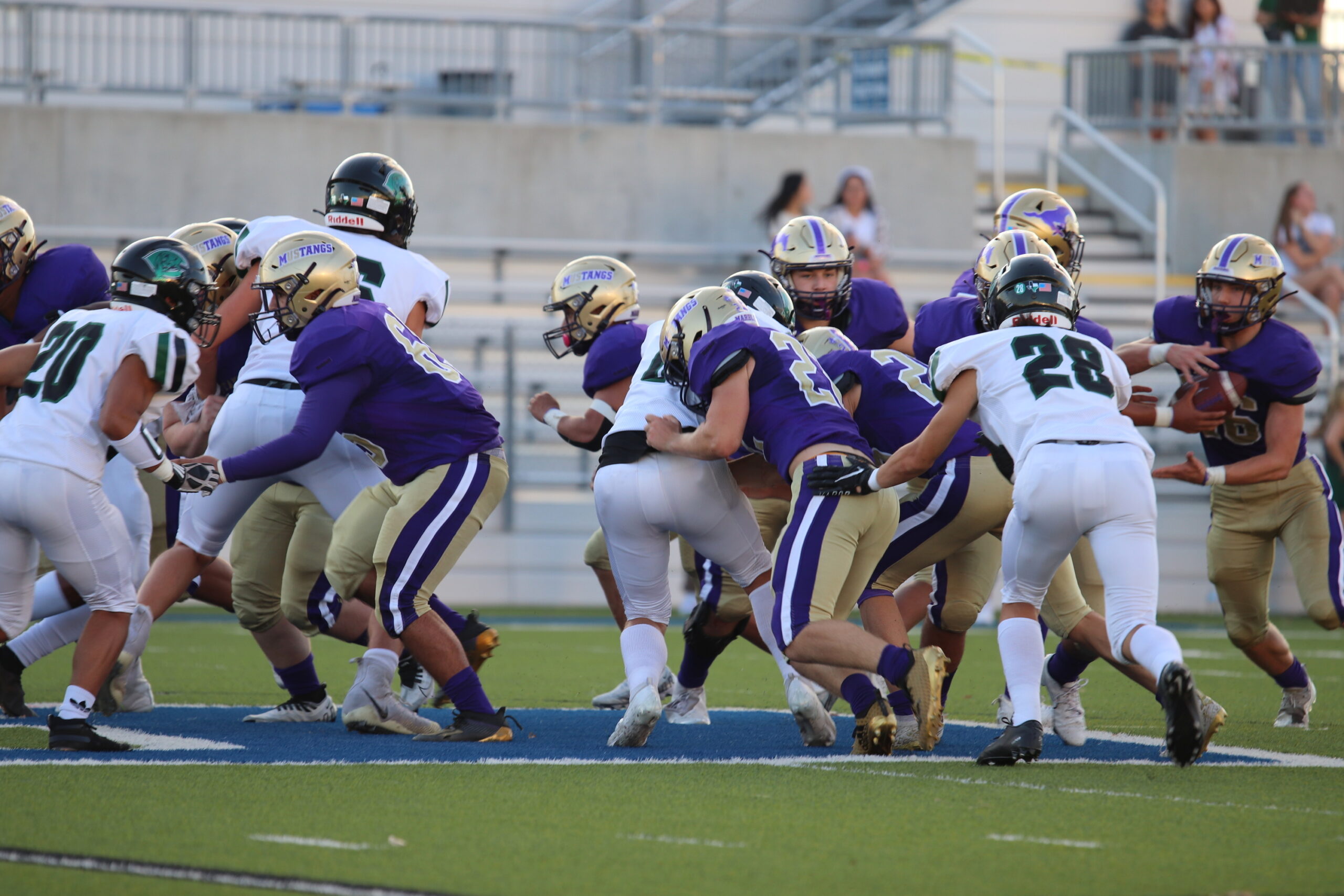 Marble Falls Mustangs Pflugerville Connally to win season opener